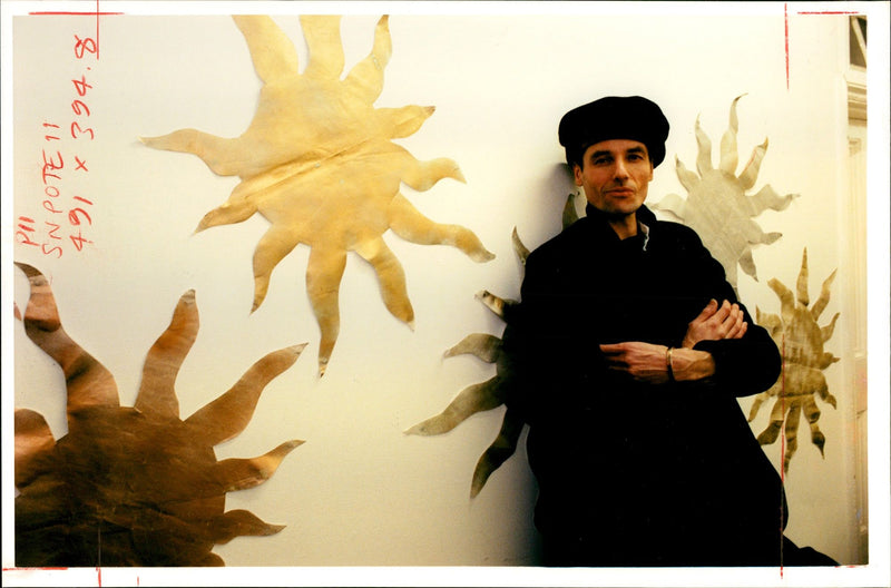 1996 THE SUNDAY TELEGRAPH PUBLISHED HODDER STOUGHT CHRISTOPHER COX POET - Vintage Photograph