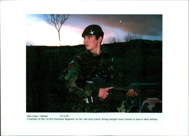A member of the 1st Btn Parachute Regiment - Vintage Photograph