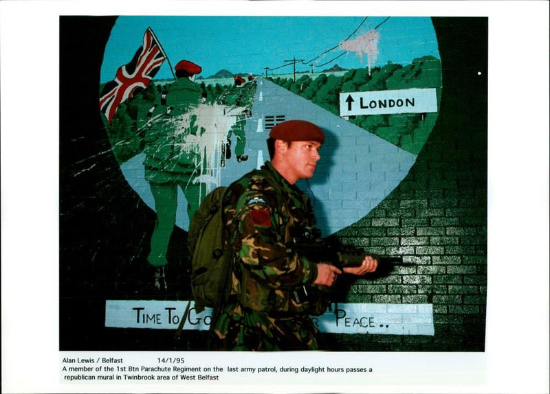 A member of the 1st Btn Parachute Regiment - Vintage Photograph