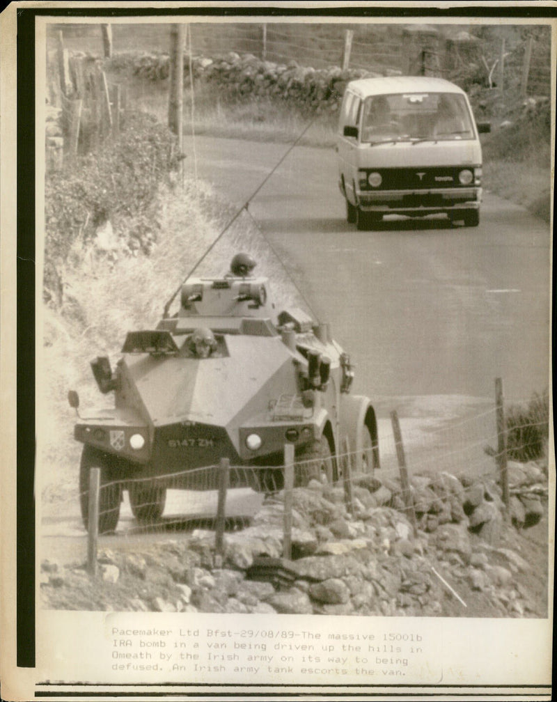 Irish Army Tank - Vintage Photograph