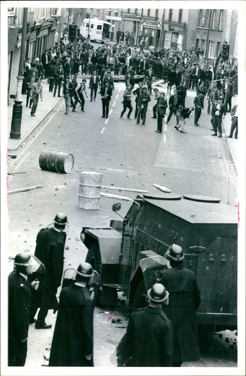 Civil Right Riot - Vintage Photograph