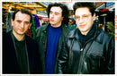 Armando Iannucci(left), Steve Coogan and co-writer Patrick Marber - Vintage Photograph
