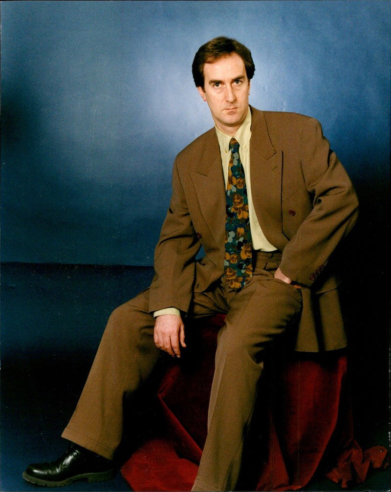 1992 ANGUS DEAYTON RICHARD OPEN CURTIS SERIES WRITER PRESS TELEVISION - Vintage Photograph