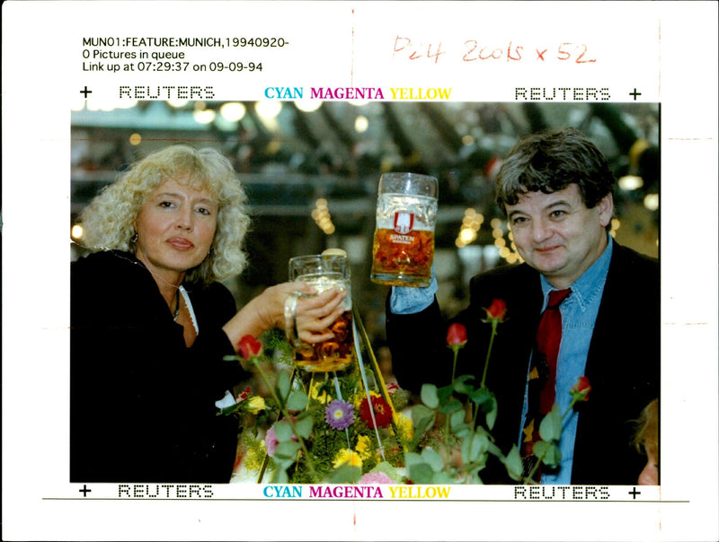 1994 RENATE SCHMIDT GREENS HOPE EPLACE CHANC FISCHER WRITER FIGURE COUNTRY - Vintage Photograph