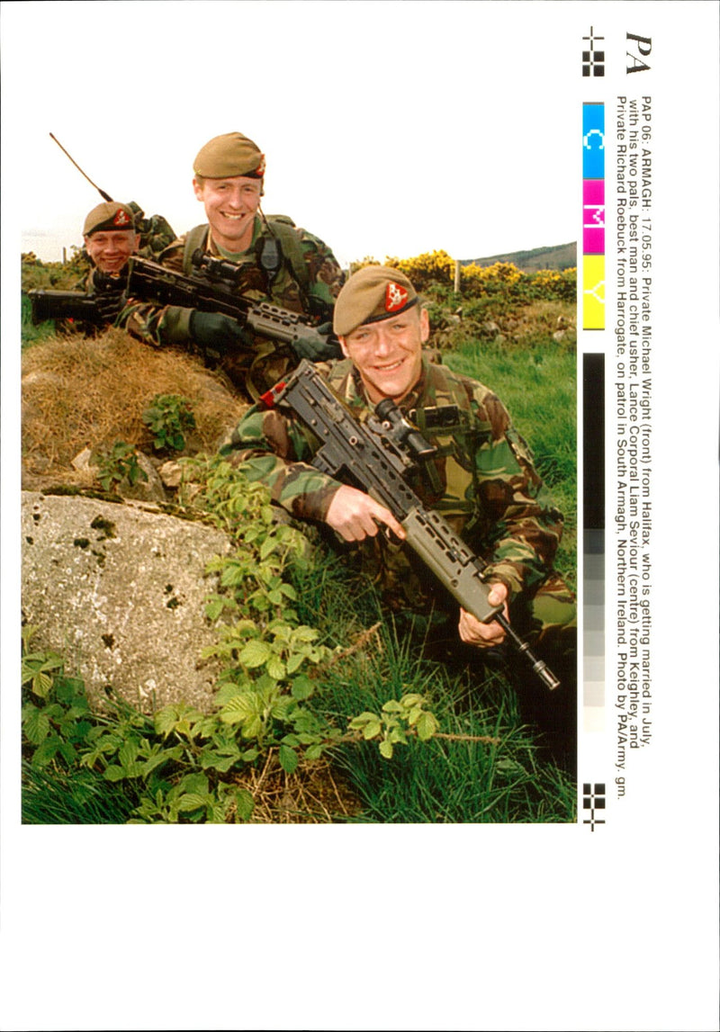 The British Army- Peace Keeping in Nothern Ireland - Vintage Photograph