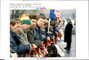 1994 COALMINERS PROTEST AGAINST LOW LIVING STANDARDS AND RUSSIAN WRITER RUSSIA - Vintage Photograph