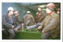1996 RUSSIAN COAL MINERS ARE SET STRIKE FEBRUARY BACH TITLE WRITER - Vintage Photograph