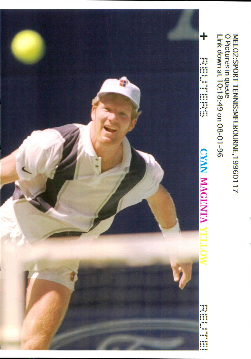 US tennis player Jim Courier - Vintage Photograph