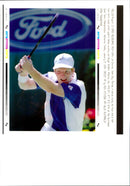 US tennis player Jim Courier in action against Bryan Shelton - Vintage Photograph