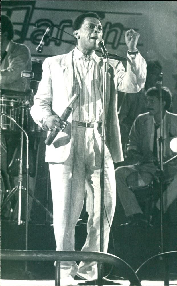 Colombian musician Joe Arroyo - Vintage Photograph