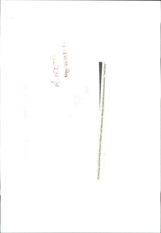 Stanley Goodchild - Vintage Photograph