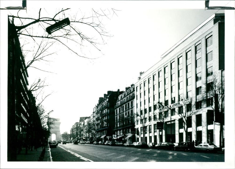 France: Paris Avenue De Wagram - Vintage Photograph