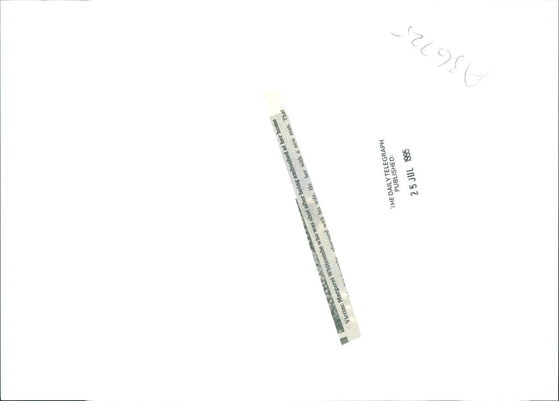 1995 MARGARET WHITCOMBE BRUTALLY MURDERED CHRISTMAS DAY WALES WIFE PUBLISHED - Vintage Photograph