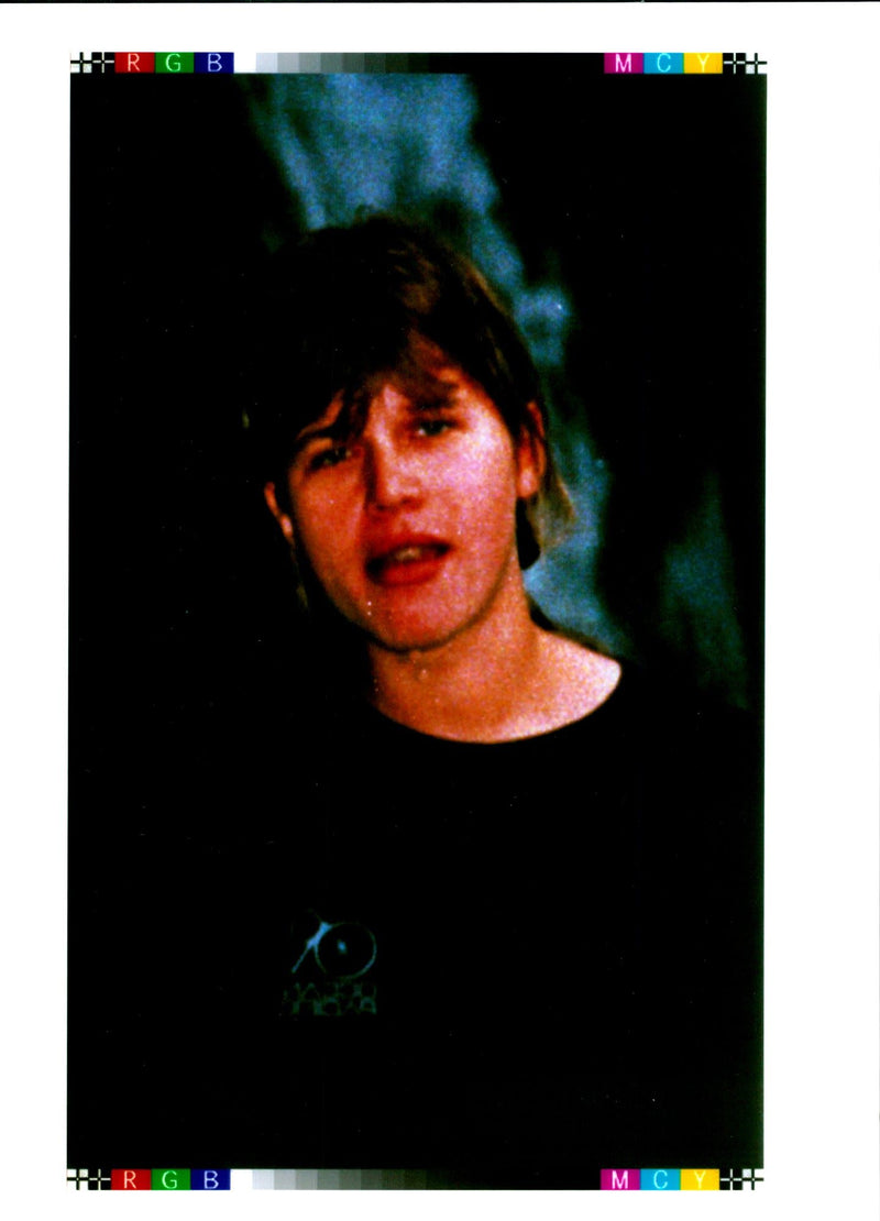 1996 GERNAN TOURIST NICOLA FLEUCHAUS WAS ONE TWO EUROP WRITER COUNTRY NATIONAL - Vintage Photograph