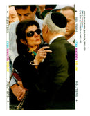 1995 JERO ISRAEL RABIN JERUSALEM PICT TOMER IFE PERES WRITER COUNTRY MEMBER - Vintage Photograph