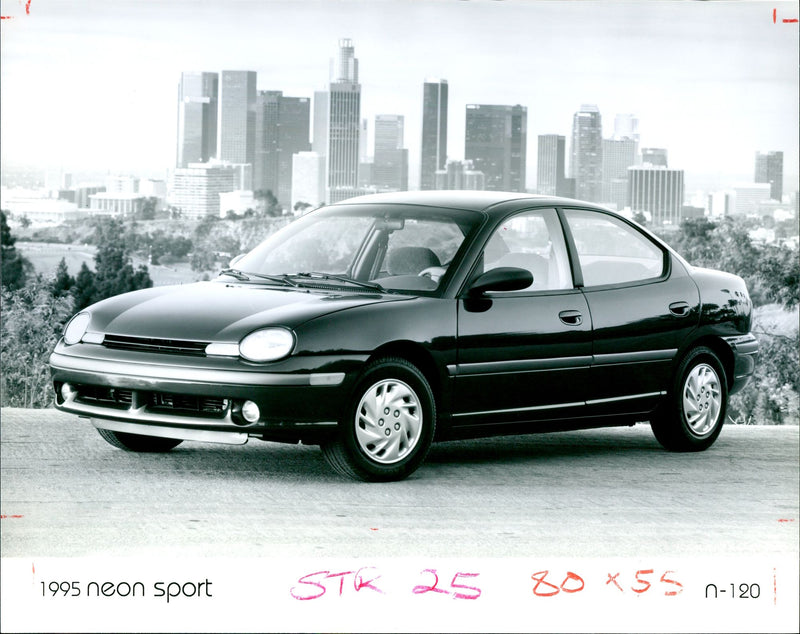 Motor Car: Chrysler 1994 Neon Sport - Vintage Photograph