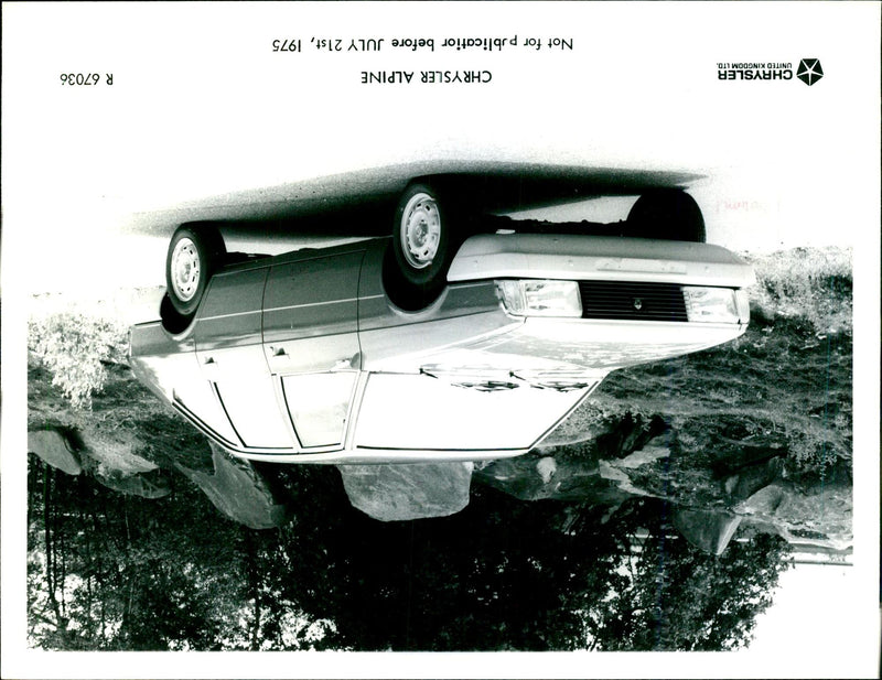 Motor Car: Chrysler Alpine - Vintage Photograph