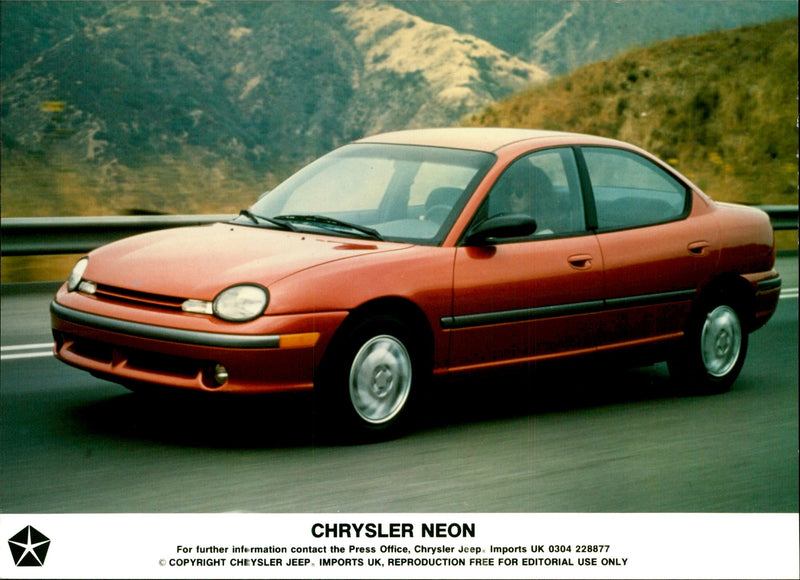 Motor Car: Chrysler Neon - Vintage Photograph