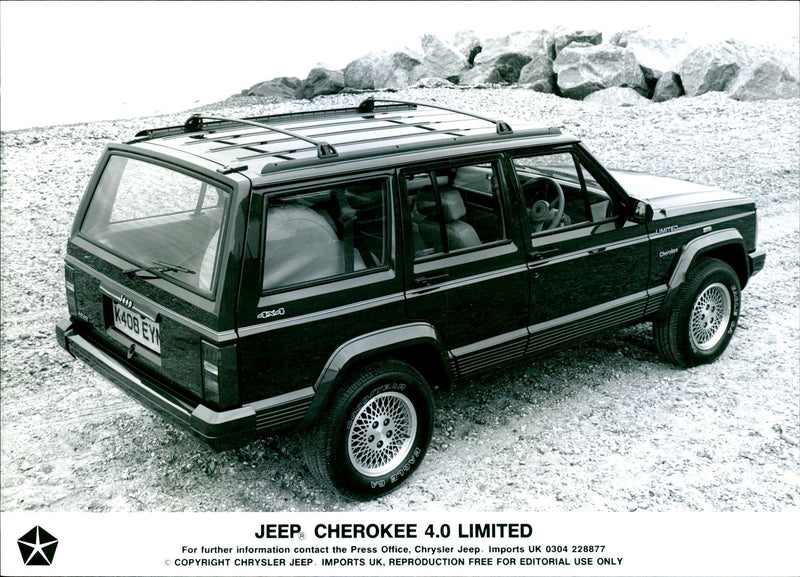 Motor Car: Chrysler: Jeep Cherokee - Vintage Photograph