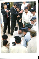 1995 LEAH RABIN WIFE LATE ISRAELI TONY PRIME JEROME TITLE WRITER COUNTRY - Vintage Photograph