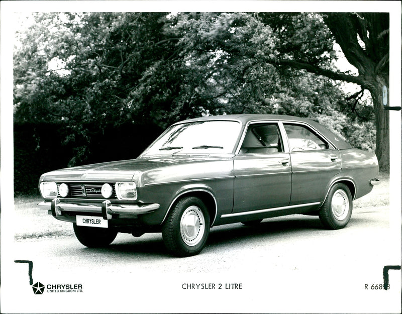 Motor Car: Chrysler 2 Litre - Vintage Photograph