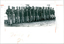 American Civil War: 4th USA Coloured Infantry. - Vintage Photograph