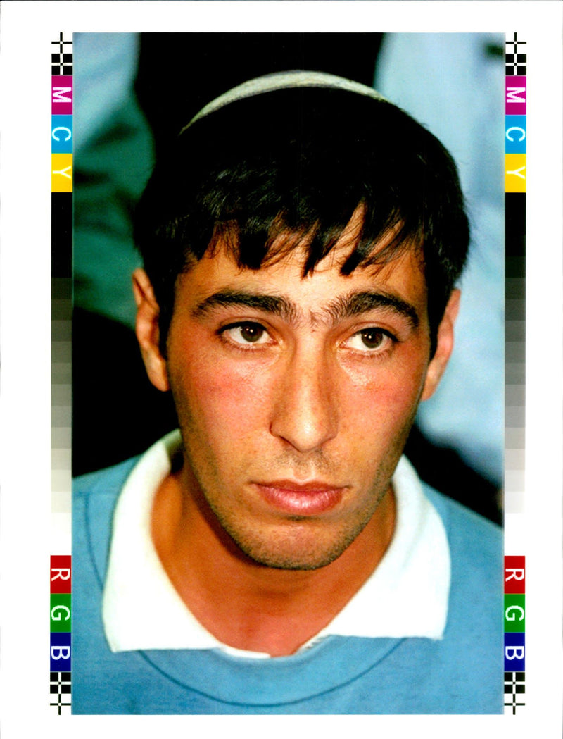 1995 MICHEL EPSTEIN SUSPECTED HAVING TONY PRIME RABIN WRITER COUNTRY - Vintage Photograph