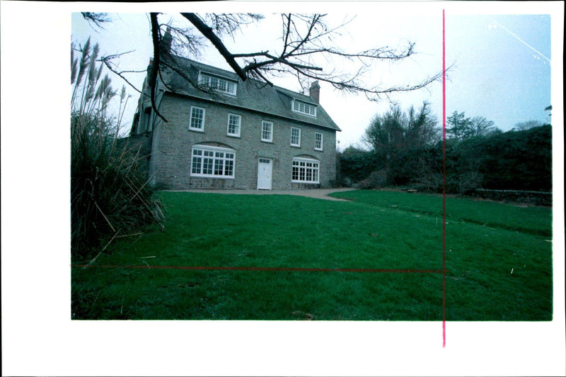 1996 EFFORD HOUSE THE FLETE ESTATE SOUTH DEVON DOMINATES BARTON PUBLISHED - Vintage Photograph