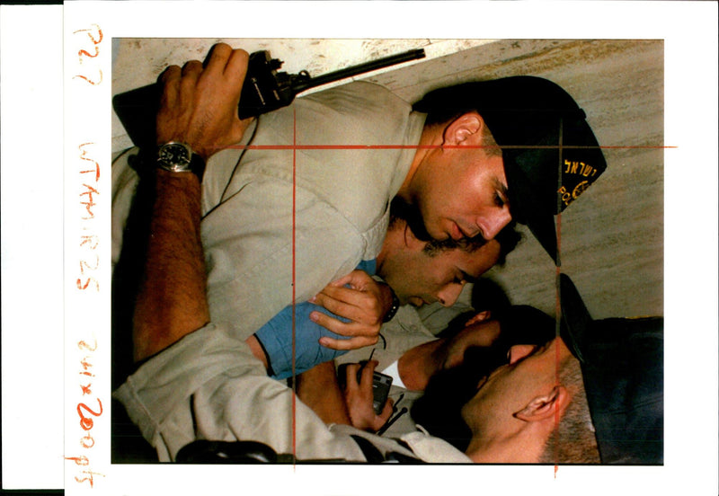 1995 MINISTER YITZHAK RABIN DIED ABOUT HOUR TONY PRIME TITLE PABLO WRITER - Vintage Photograph