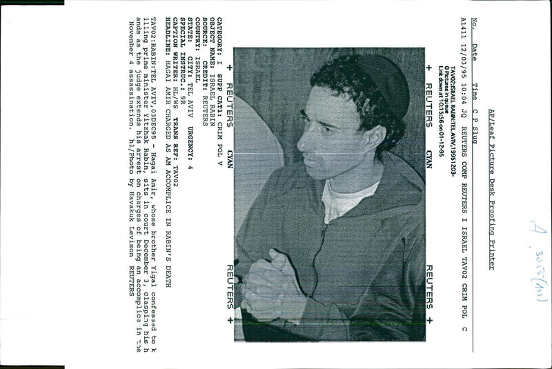 LEAF PICTURE DESK PROOFING TONY PRIME RABIN DEATH WRITER COUNTRY - Vintage Photograph