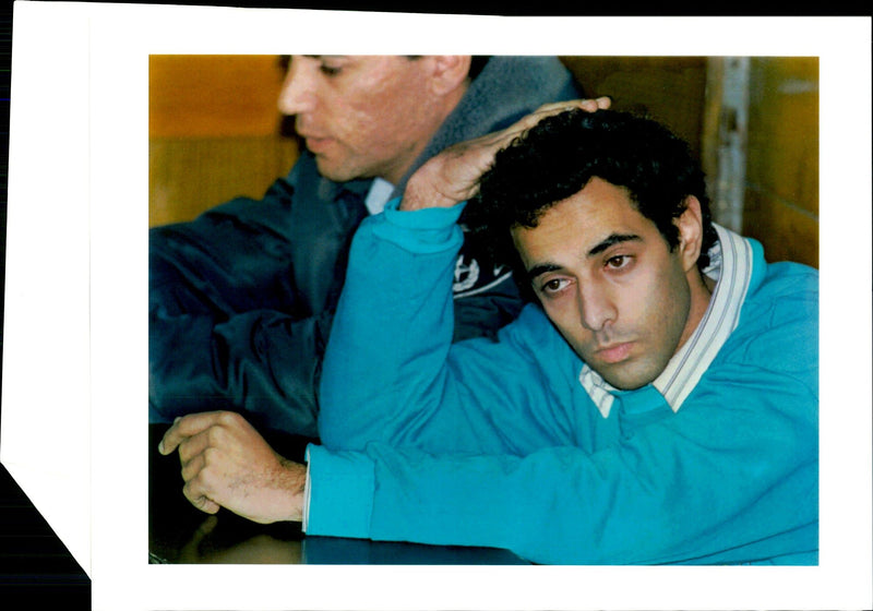 1996 YIGAL AMIR YITZHA NATI HARNIK EDMOND POLICE WRITER OFFICER COUNTRY TITLE - Vintage Photograph