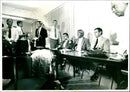 Double Murder Press Conference - Vintage Photograph