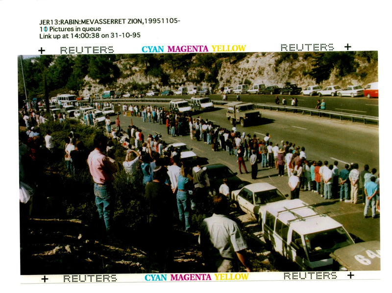 1995 YITZHAK RABIN WAS ASS TONY PRIME JER MILITARY WRITER COUNTRY DAVID - Vintage Photograph