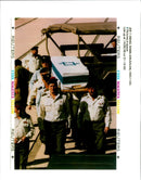 1995 YITZHAK RABIN WAS ASSASSINATED LAST TONY PRIME MILITARY WRITER POLICE - Vintage Photograph