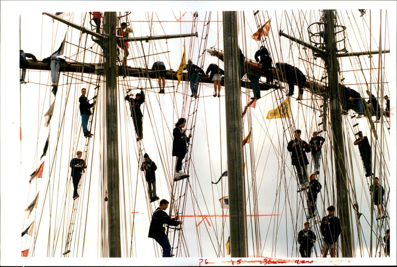 Tall Ships Race - Vintage Photograph