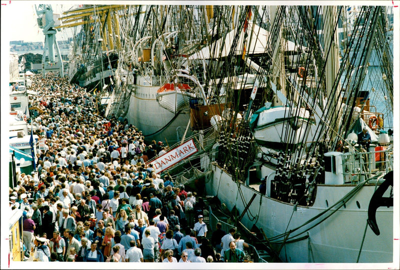 Tall Ships Race - Vintage Photograph