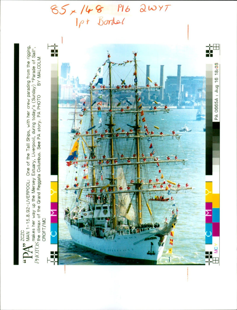 Tall Ships Race - Vintage Photograph