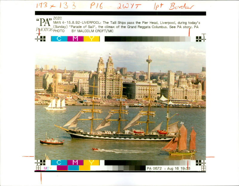 Tall Ships Race - Vintage Photograph