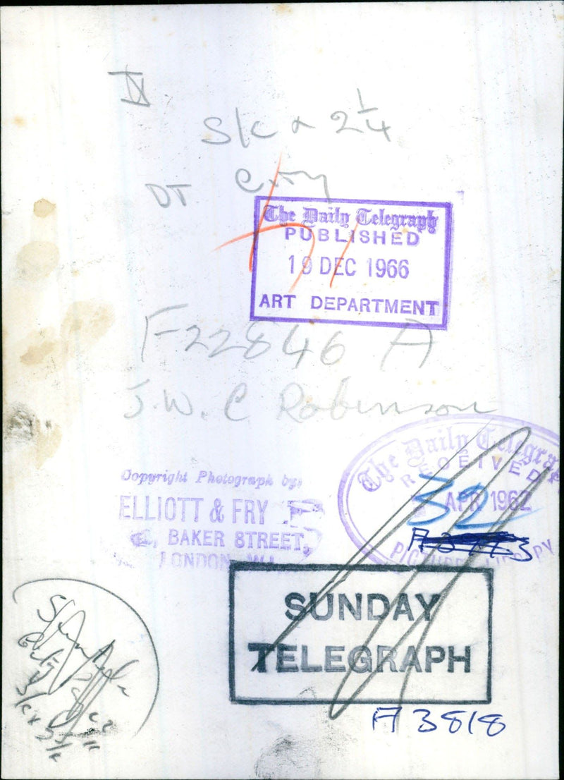 J.W.C. Robinson - Vintage Photograph