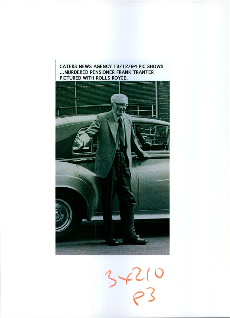 1994 DEFENCELESS YEAR OLD TRANTER WHO WAS MURDERED HIS BED PUBLISHED - Vintage Photograph