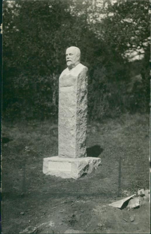 Statue Conrad in Karlskrona - Vintage Photograph