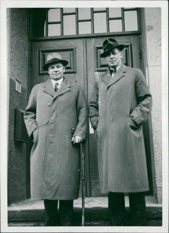 Two men in Karlskoga - Vintage Photograph