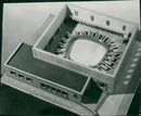 Model of the new post house of Kalmar - Vintage Photograph