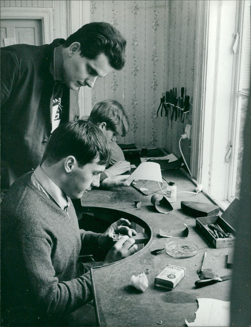 International boarding school in Gränna - Vintage Photograph