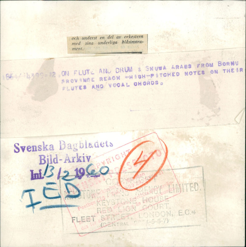 African musicians - Vintage Photograph