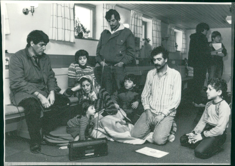 Refugees in Sweden - Vintage Photograph