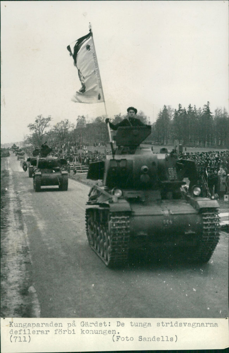 Tanks on the King's Parade - Vintage Photograph