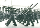 Greece celebrates with military day national day. - Vintage Photograph
