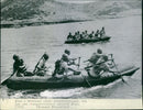 Fighting exercises in Greece. Command troops outside Athens. - Vintage Photograph