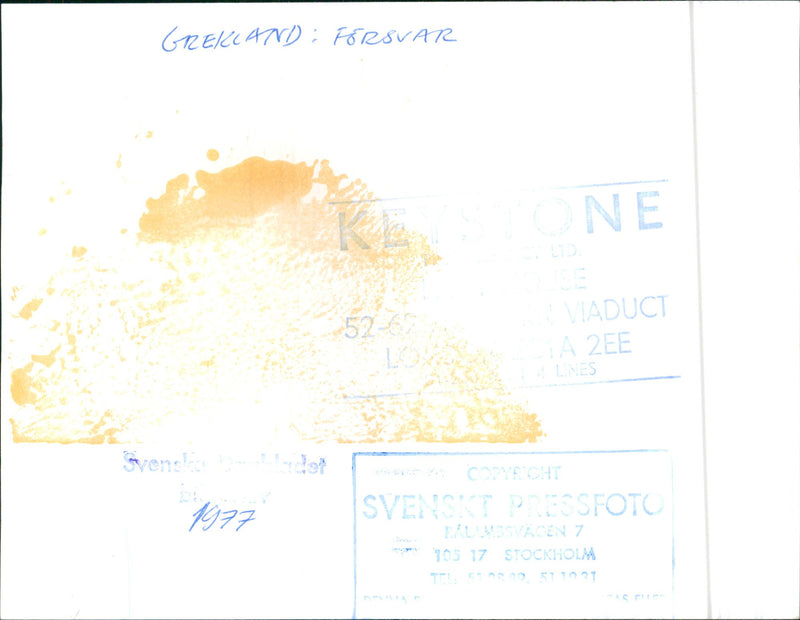 Picture taken on some soldiers in Greece. - Vintage Photograph